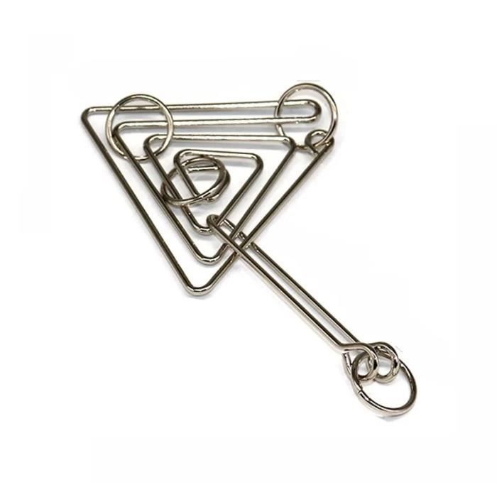 Lot De 24 Casse-Tête Métalliques – IQ Puzzle – Jeux De Logique Et Réflexion – Cadeau Anti-Stress Dès 6 Ans