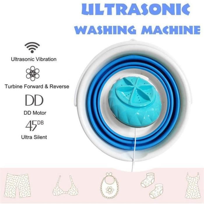 Machine à laver portable laveuse de turbine rotative personnelle de  baignoire pliable 4 Adjusta Fu2141 - Cdiscount Maison