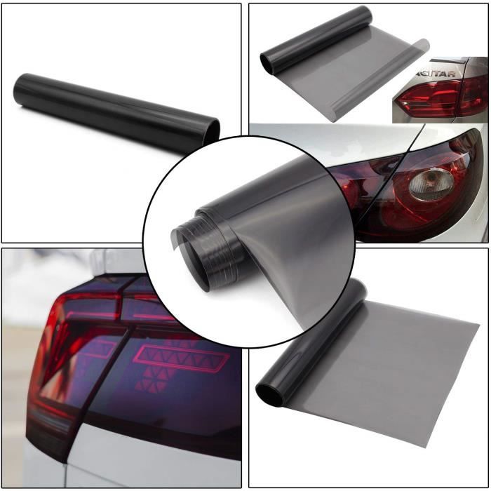 Couverture de phare de voiture 30x60cm, 13 couleurs, Film de fumée en  vinyle, pour phare arrière de voiture - AliExpress