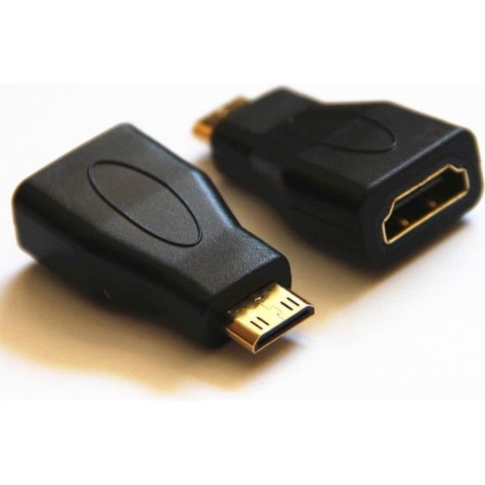Connecteur Adaptateur Mini HDMI Male vers HDMI Fem