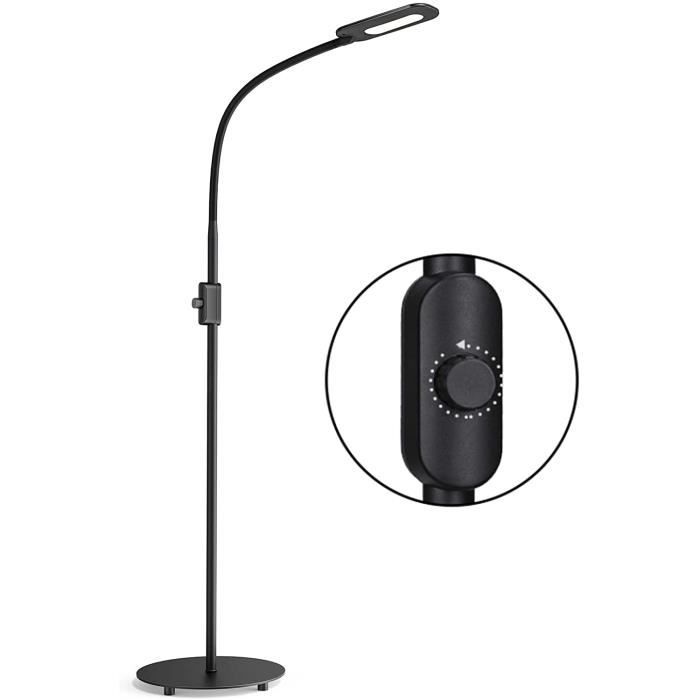 Lampadaire Clevich 170 Cm Avec Télécommande - LED Dimmable 3 Températures - Abat-jour Lin - Salon Chambre Bureau