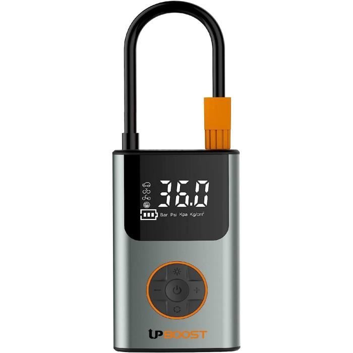 Gonfleur De Pneus électrique Portable 150 PSI - Compresseur à Air Avec Arrêt Automatique, Pour Voiture, Moto, Vélo, Ballons