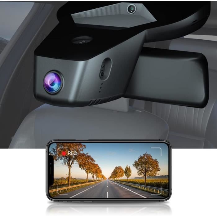 FITCAMX Caméra Voiture 4K Pour Peugeot 3008/5008/Citroën C5 Aircross - Intégration Originale, WiFi, Nuit, 64Go