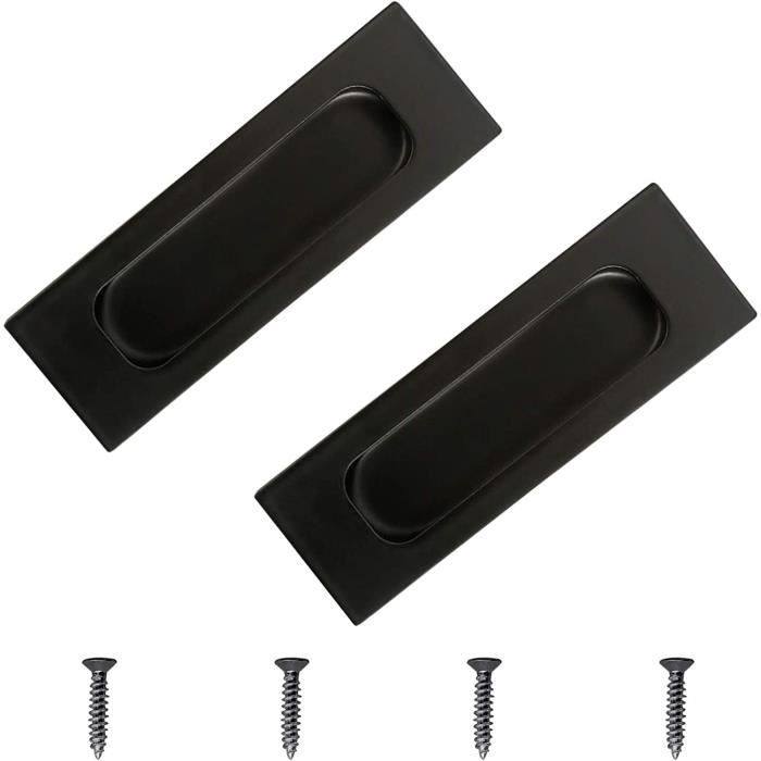 Poignées De Porte Coulissante En Acier Inoxydable - 2 Pièces Pour Placard, Grange, Ou Meuble