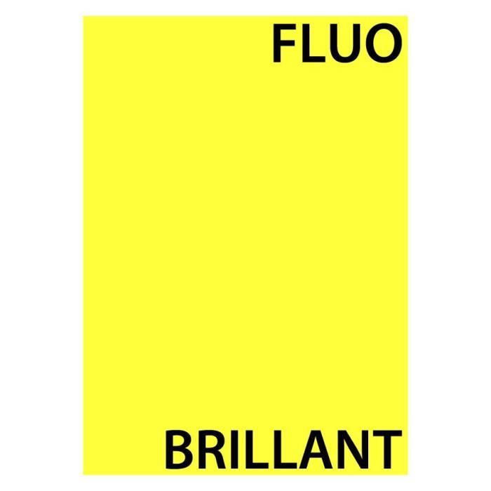 1 Sticker Format Brillant Couleur Jaune Fluo Cdiscount Maison 1 Sticker Format Brillant Couleur Jaune Fluo Cdiscount Maison
