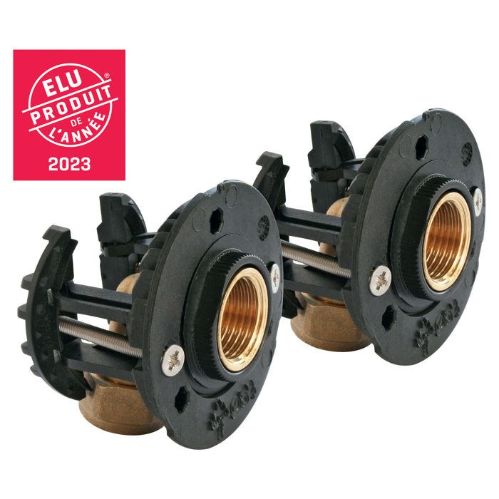 Kit complet fixation Bain Douche PER Ø12 Rac