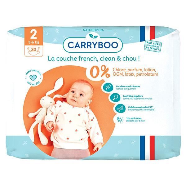 Carryboo Couches Single Pack Mini T2 (36kg) 30 couches Cdiscount