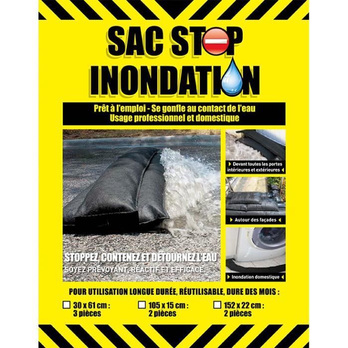 Estresen - 2 Sacs à Sable Réutilisables 60x20 Cm Avec Pelle | Anti-inondation & Lestage