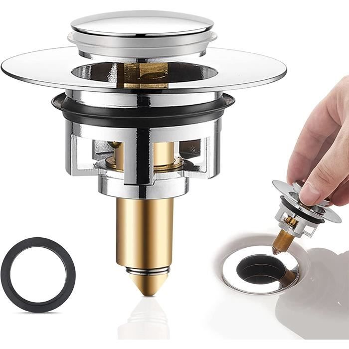 Bonde De Lavabo Pop-Up, 2 Pièces Bonde De Lavabo Universelle Pop Up