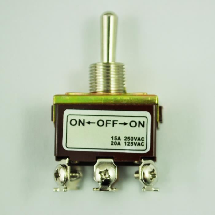 Sur-Interrupteur Bornes à Vis 10 A 250VAC inverseurs