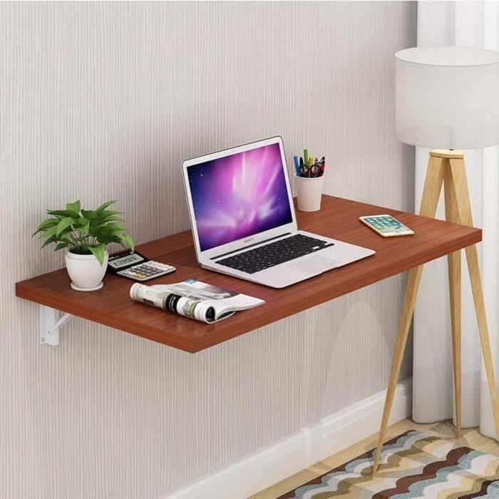 Folding Desk Creative Table Pliante Multi-Fonction Tenture Murale Drop-Feuille Mur Table Pliante Table Ordinateur Table Maison Petit Appartement Taille : 74x45x74cm 