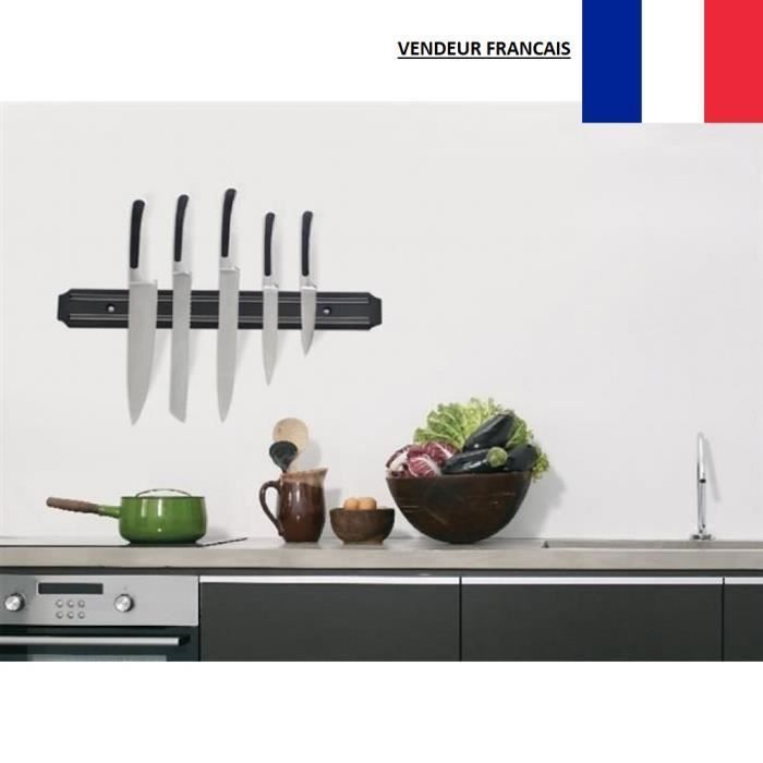 Barre Aimantée Magnétique 33 cm Porte Couteaux Outil Support Cuisine Etabli  - Cdiscount Maison