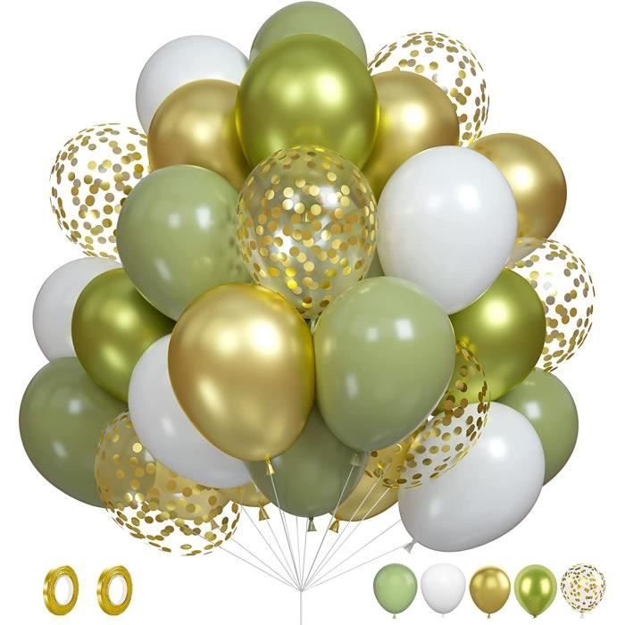60 Ballons Jaune Noir 12 Pouces – Lot Ballons Latex Mat Hélium Anniversaire Abeille Remise Diplômes Carnaval