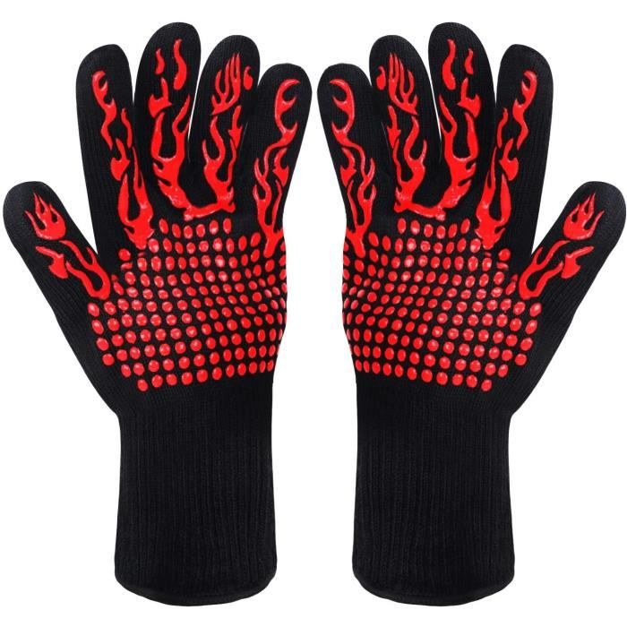 Gants de cuisine antidérapants, longs gants de séc... - Grandado