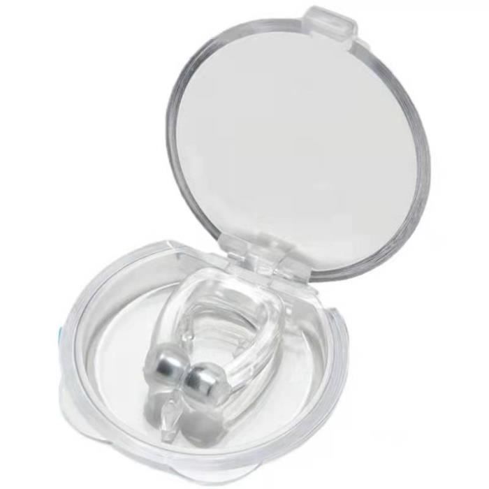 Clip Nasal Anti-ronflement Et Apnée Du Sommeil - Dilatateur En Silicone Transparent, 2 Cm