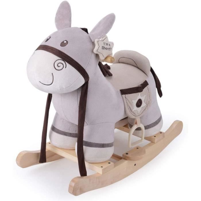 Vlerhh Cheval Agrave Bascule Enfant Bebe Exterieur Inteacute Rieur Enfant Jeux Jouet Bascule Pour Jardin Cheval A Animal Bascule Cdiscount Jeux Jouets