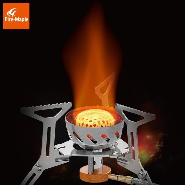 Réchaud Camping Gaz 6800W - 3 Brûleurs Pliable - AUTOPkio - Cuisine Plein Air