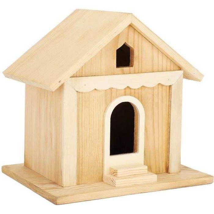 Haofy Bird House, maison d'oiseau en bois bricolage perroquets