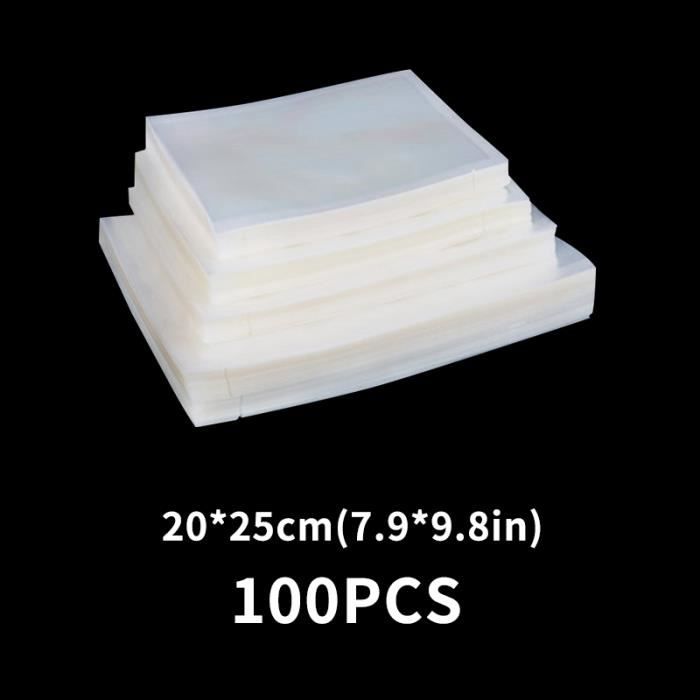 Sacs De Conservation Sous Vide 25x35 Cm – Lot De 100 – 105 Microns, Relief – Compatibles Toutes Machines – Pour Aliments, Congélation - 7