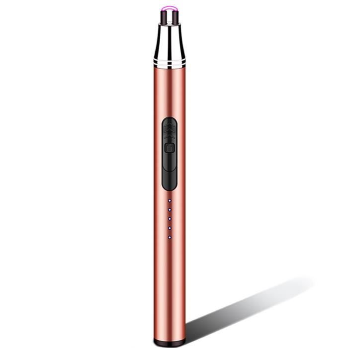 Briquet Long Rechargeable à Gaz Lot De 5 - 19,5cm Coupe-Vent Cuisine Barbecue Camping