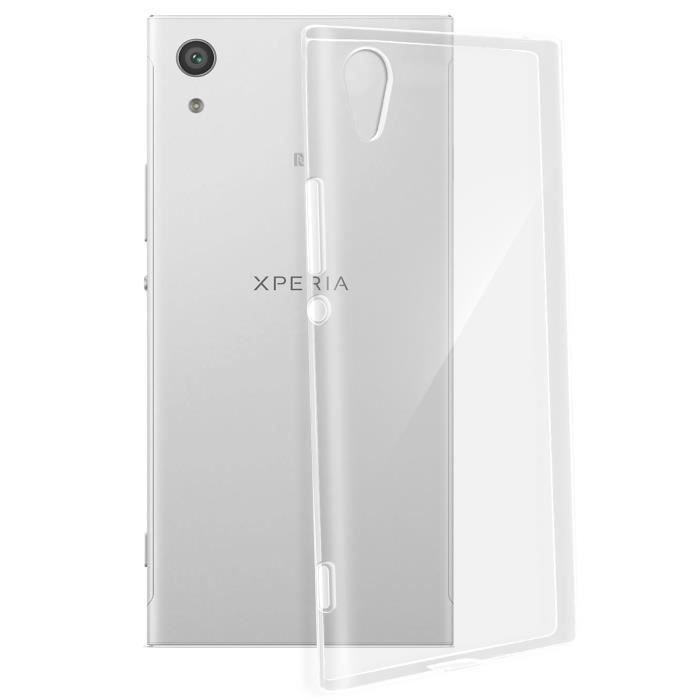 Coque Silicone Transparente + 1 Verre Trempé Pour Sony Xperia XA1 PLUS - NEUVE, Marque Générique, Protection Complète