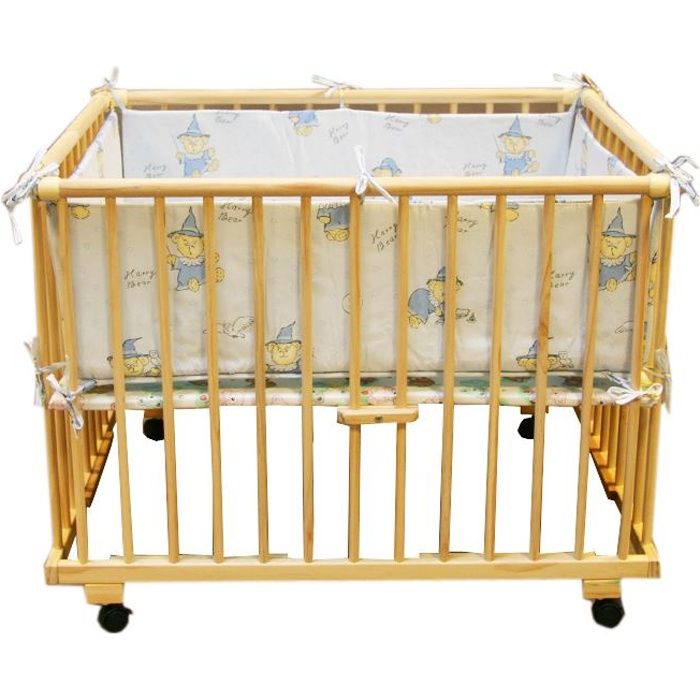 Parc Rectangulaire Tour De Parc Bleu Cdiscount Puericulture Eveil Bebe