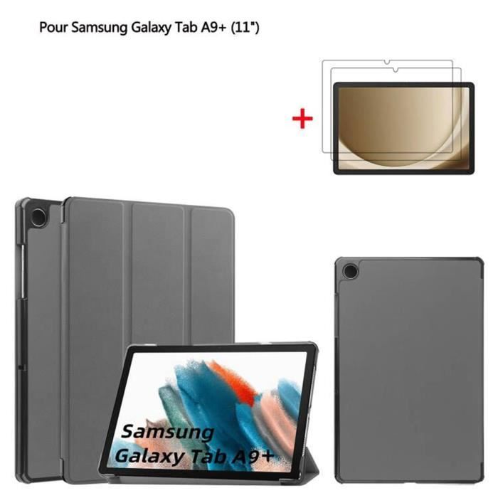 Tablette Coque Pour Samsung Galaxy Tab A9 Plus 11.0 Gris Housse