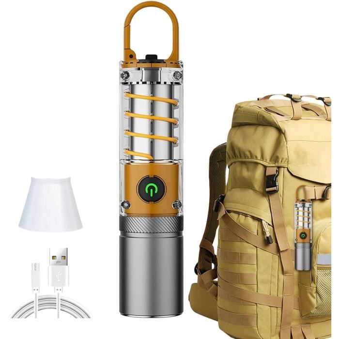Mini Lampe De Poche Led Rechargeable Avec Décapsuleur Et Base