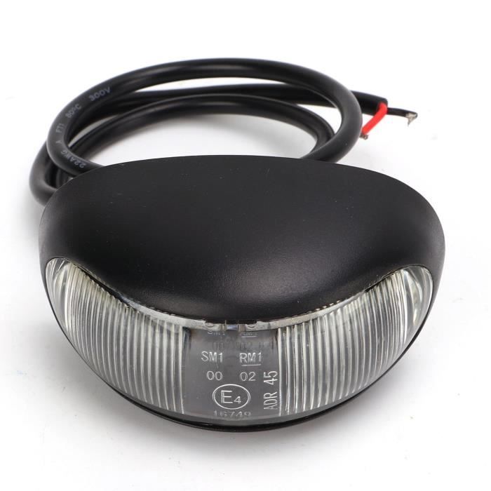 Feu De Position Latéral à LED Orange, Ovale Universel, Pour Remorque, 12V