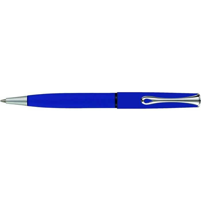 Stylo Plume Diplomat Esteem - Plume Acier Inoxydable Bleu Mat - Garantie 5 Ans - Écriture Fine Et Douce