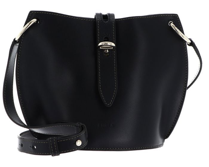 FURLA Sac à épaule bandoulière noir en cuir pour femme Unica