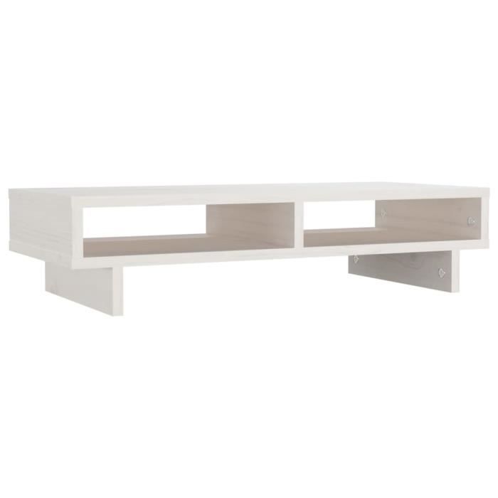 Meuble Informatique Odin Blanc Vicco - Avec Tiroir, Moderne Et Compact