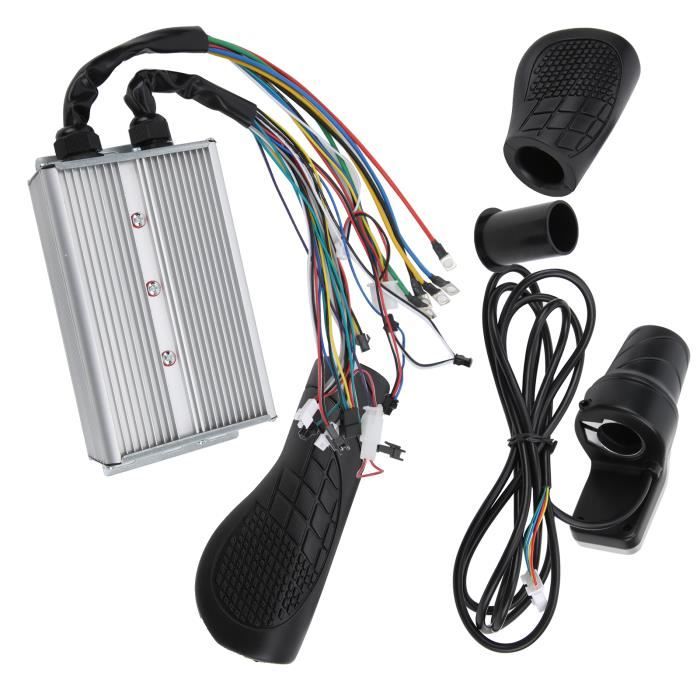 Kit Contrôleur Scooter électrique 36V/48V 500W - Écran LCD, Accélérateur, étanche, Alliage Aluminium, 30A