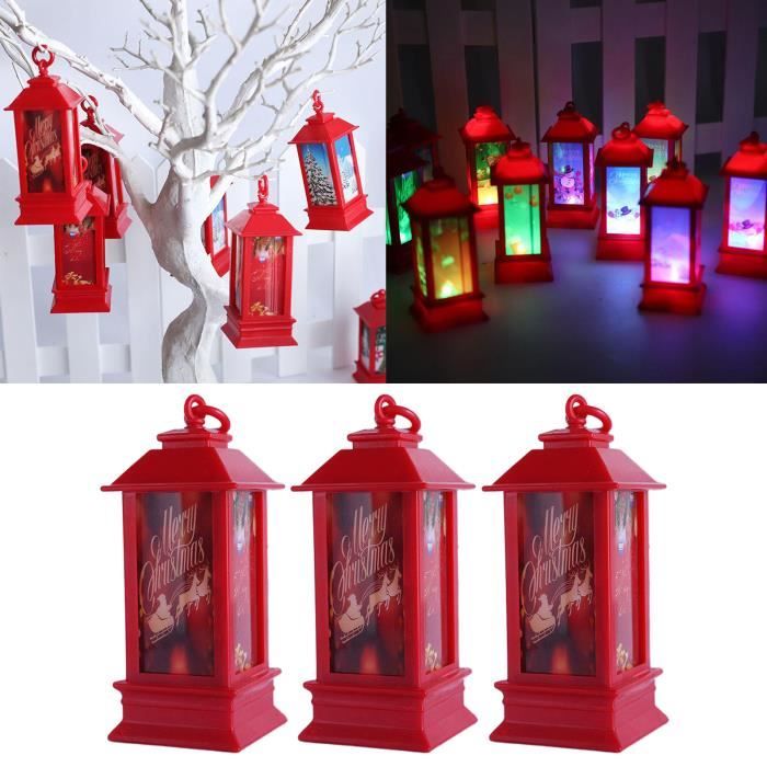 3 pièces De Noël Lanternes 14cm Hauteur Lanterne Table Décor Cadeaux pour 3 pièces De Noël Lanternes 14cm Hauteur Lanterne Table Décor Cadeaux pour