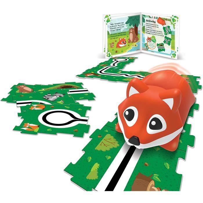 Learning Resources Renard Scrambles à Programmer – Robot Interactif – STEM, Dès 4 Ans
