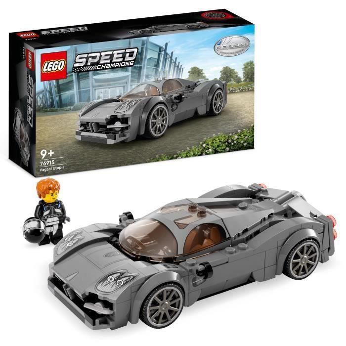 SHOT CASE -LEGO Speed Champions 76915 Pagani Utopia, Jouet Voiture de Course, Kit de Maquette de Collection