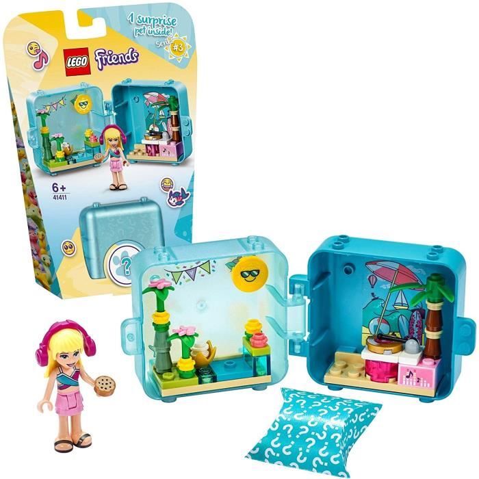 Lego Friends - Le cube de jeu dété de Stéphanie - 41411 - Mixte - 6 ans et plus - 47 pièces Lego Friends - Le cube de jeu dété de Stéphanie - 41411 - Mixte - 6 ans et plus - 47 pièces