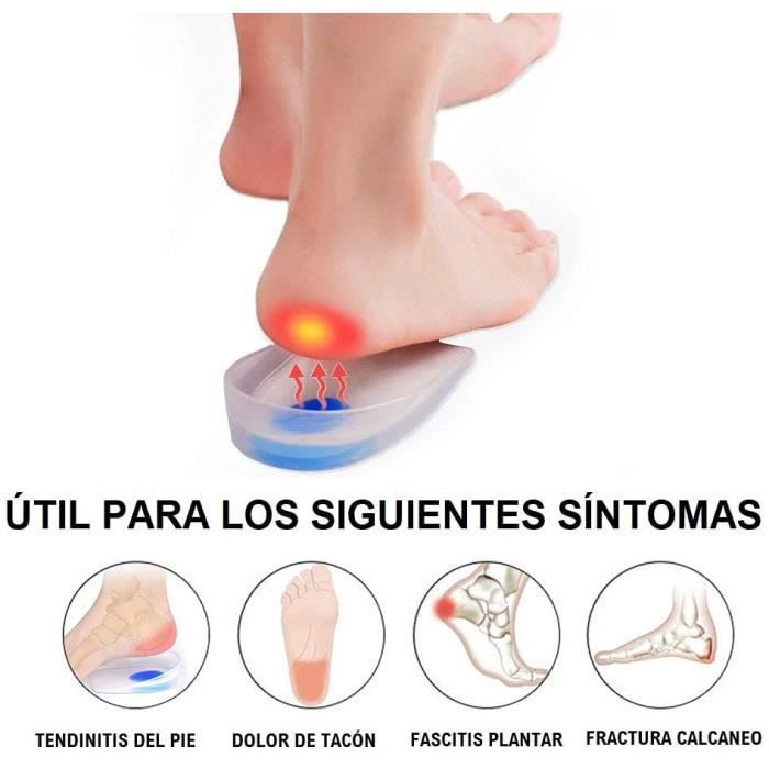 6 Paires De Semelles Gel Pour Voûte Plantaire - Soulagement Douleur Pieds Plats Et Fasciite