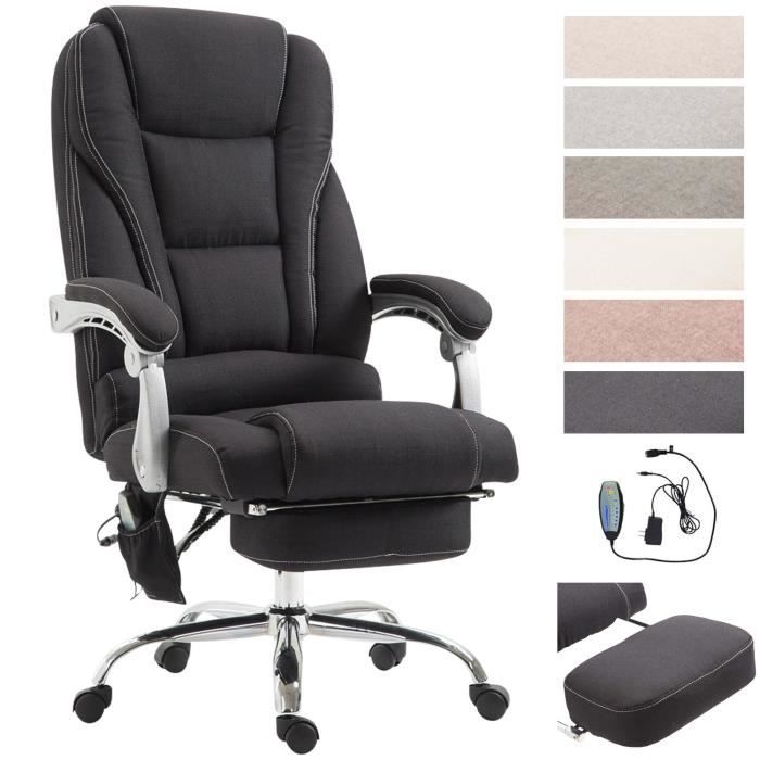 Clp Fauteuil De Bureau Pacific Avec Fonction Massage Poids Admis 150 Kg Siege De Relaxation Avec Un Appui Pieds Ajustable Avec Achat Vente Chaise De Bureau Soldes Sur Cdiscount Des