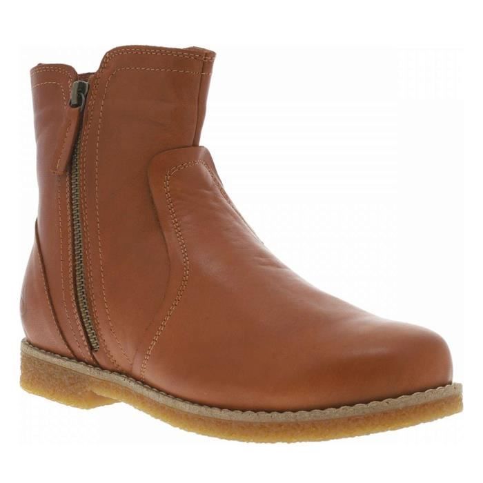 Bottes équitation Dover Saddlery - Femme - US 8 - Cuir Marron - Doublure Fourrure - Occasion