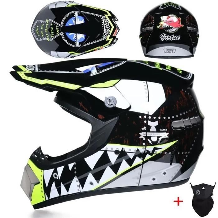Casque Moto Daytona Demi-crâne – Noir Mat Avec Visière – Taille XL – Homologué DOT