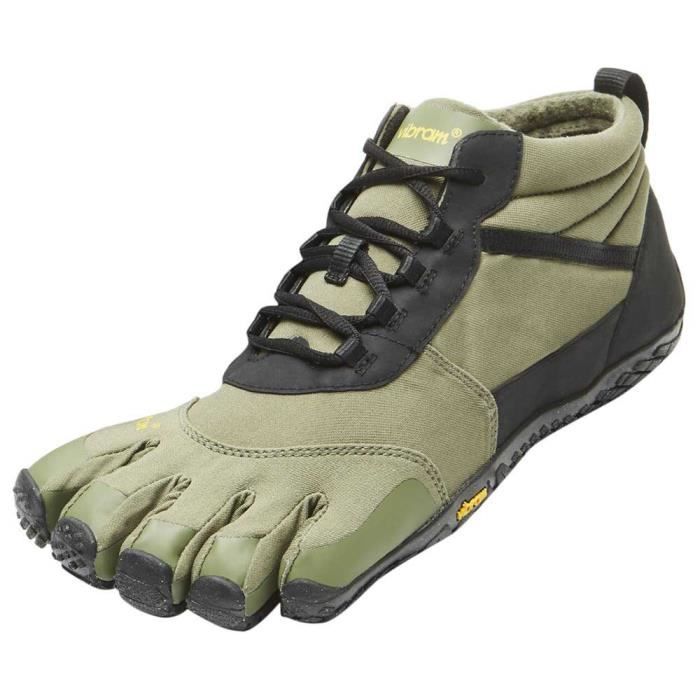 Chaussures de randonnée - Vibram - V-Trek - Isolées - Military-Black - Respirantes