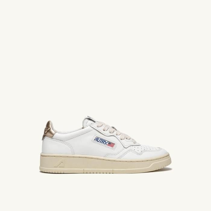 Basket basse femme Medalist Low Blanc or Vintage années 80