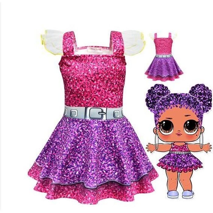 19 Ete Mode Deguisement Lol Bebe Filles Paillette Robe De Princesse Cdiscount Jeux Jouets