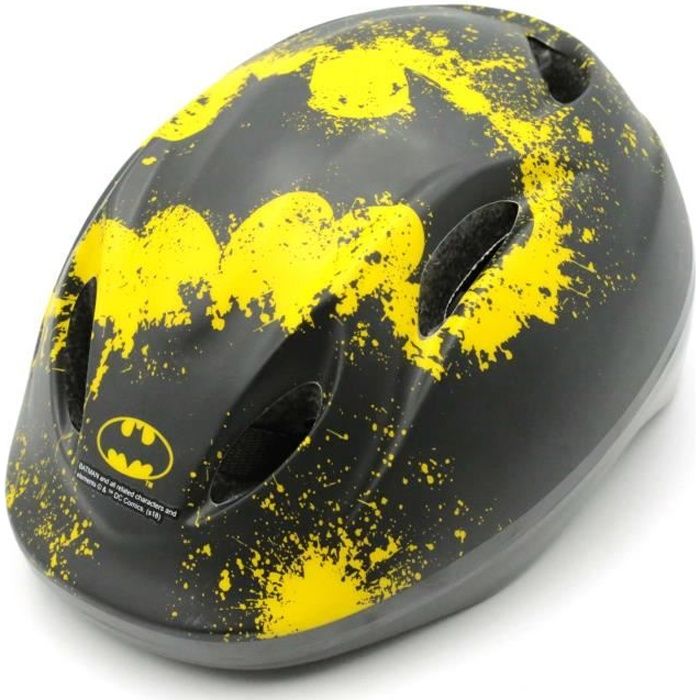 Casque de vélo pour enfants - Batman - Gris - Taille 51-55cm