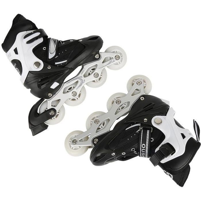 Patins à Roulettes En Ligne LIRENGUI Réglables – Roues Lumineuses, 3 Tailles S/M/L, Pour Enfants Et Ados