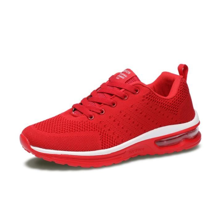 Homme Femme Air Baskets Chaussures Gym Fitness Sport Sneakers Style Running Multicolore Respirante 