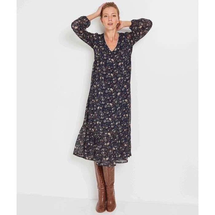 New Look Leopard Imprimé Animal Toucher Doux Col haut Midi robe de jour nuit Casual