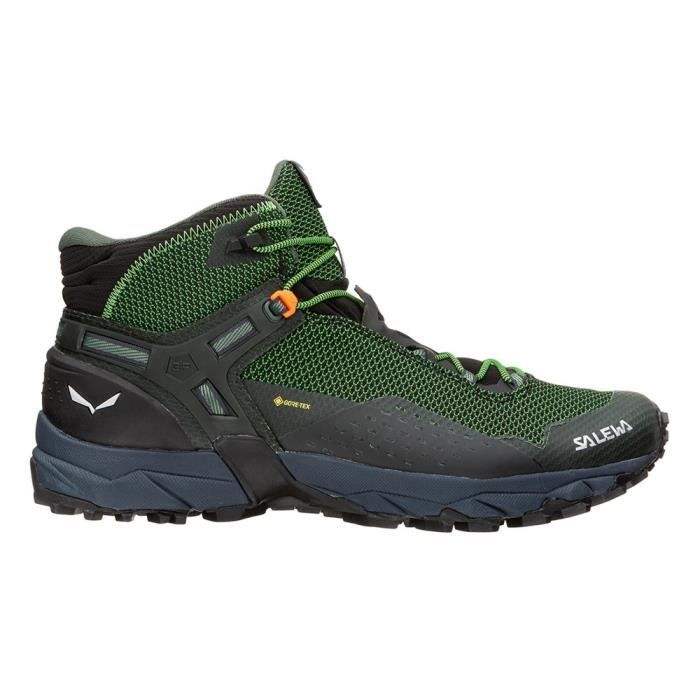 Chaussures de randonnée SALEWA MS Ultra Flex 2 Mid Gtx pour homme - Vert - Respirantes Chaussures de randonnée SALEWA MS Ultra Flex 2 Mid Gtx pour homme - Vert - Respirantes