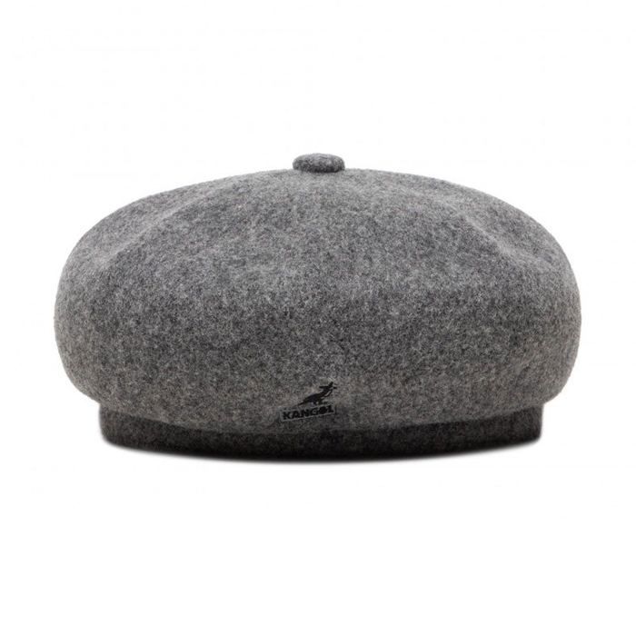 Bonnet Kangol Gris Vintage Années 90 - Laine, Taille Unique, Occasion